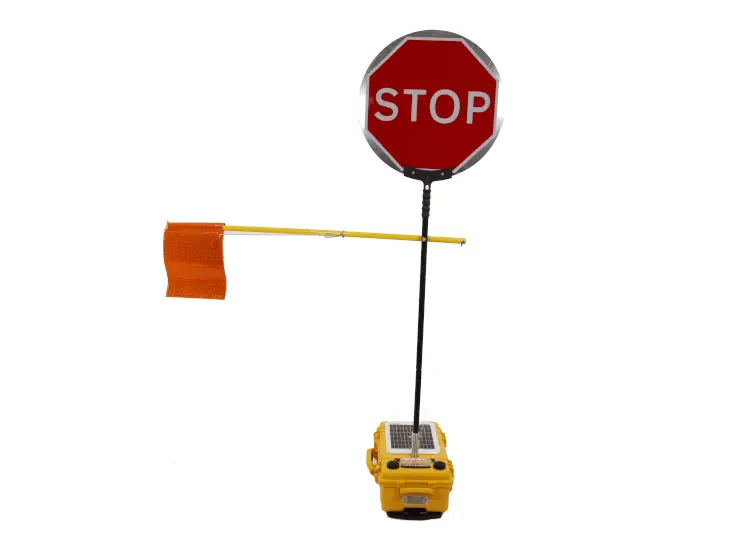 INSTABOOM Flagger - The UK's First Solar Micro-Barrier